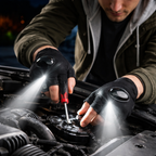 LED Finger Lights on Gloves – Outdoor Work Flashlight Tool