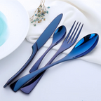 Aqua Elegance | Premium Stainless Steel Cutlery Set for Chic Dining