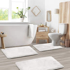 3-Piece Bath Rug Set with Non-Slip Backing