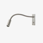 Metal Wall Light with Adjustable Gooseneck and Cylindrical Shade