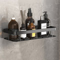 Space-Saving Bathroom Shelves with Strong Metal Suction Cups for Organizing Towels and Cosmetics