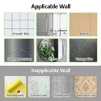 Space-Saving Bathroom Shelves with Strong Metal Suction Cups for Organizing Towels and Cosmetics