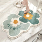 Soft Microfiber Bathroom Rug - Non-Slip, Absorbent Bath Mat