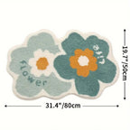 Soft Microfiber Bathroom Rug - Non-Slip, Absorbent Bath Mat