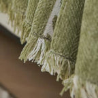 Leaf Pattern Chenille Sofa Protector - Soft Floral Design