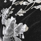 Elegant Floral Design Sofa Cover in Breathable Chenille Fabric