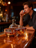 Mustang Design Whiskey Decanter for Serving Bourbon and Spirits