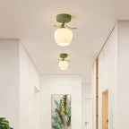 Charming Vintage Flush Mount Ceiling Light with Floral Design