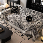Classic Damask Sofa Cover - Soft Chenille Fabric for Elegant Style