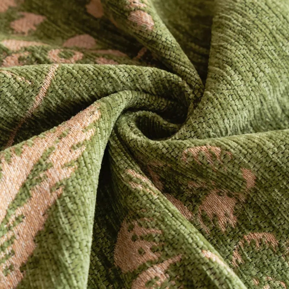 Botanical Floral Design Sofa Cover - Chenille, Pet-Friendly