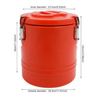 Insulated Storage Bucket for Hot and Cold Food
