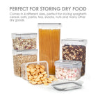 Airtight Clear Food Storage Containers – Stackable Kitchen Set