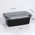 Plastic Disposable Meal Boxes for Food Storage