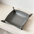 Versatile Faux Leather Organizer Tray