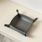Versatile Faux Leather Organizer Tray