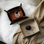 Versatile Faux Leather Organizer Tray
