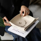 Versatile Faux Leather Organizer Tray