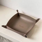 Versatile Faux Leather Organizer Tray