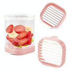 8-Blade Fruit Cutter for Easy Slicing of Strawberries and Salads