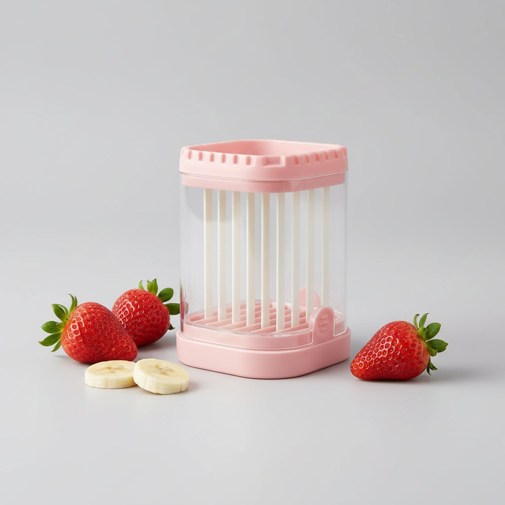 8-Blade Fruit Cutter for Easy Slicing of Strawberries and Salads