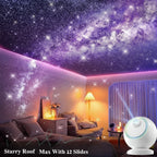 Rotating LED Galaxy Nightlight Projector with Bluetooth Connectivity