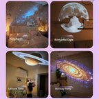 Rotating LED Galaxy Nightlight Projector with Bluetooth Connectivity