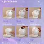 Rotating LED Galaxy Nightlight Projector with Bluetooth Connectivity