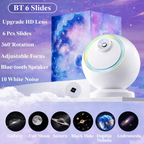 Rotating LED Galaxy Nightlight Projector with Bluetooth Connectivity
