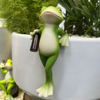 Hanging Frog Ornament for Plant Pots - Garden Decoration