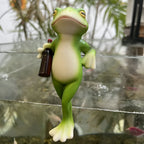 Hanging Frog Ornament for Plant Pots - Garden Decoration