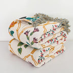 Garden Reverie | Reversible cotton blanket 4