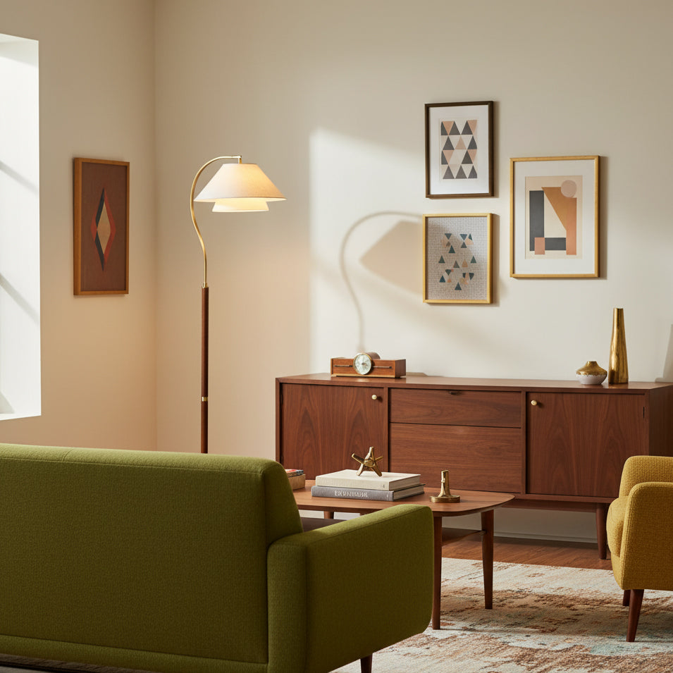 Modern Black Floor Lamp for Living Room Lighting – Elegant Design