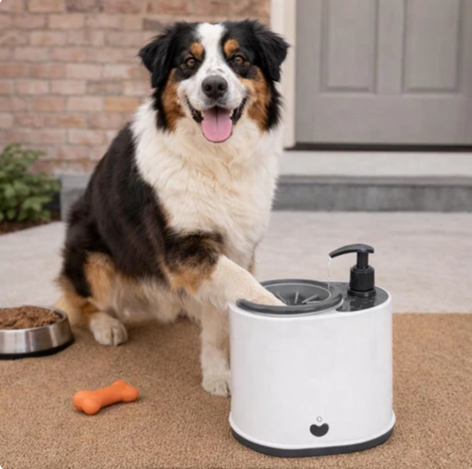 Effortless Paw Cleaning Tool for Dogs