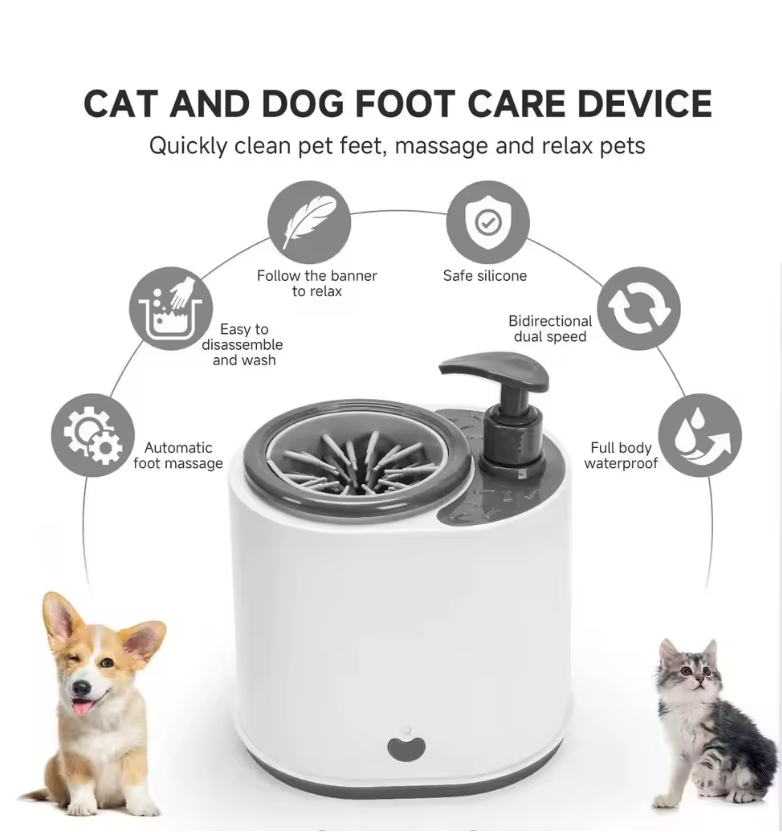 Effortless Paw Cleaning Tool for Dogs