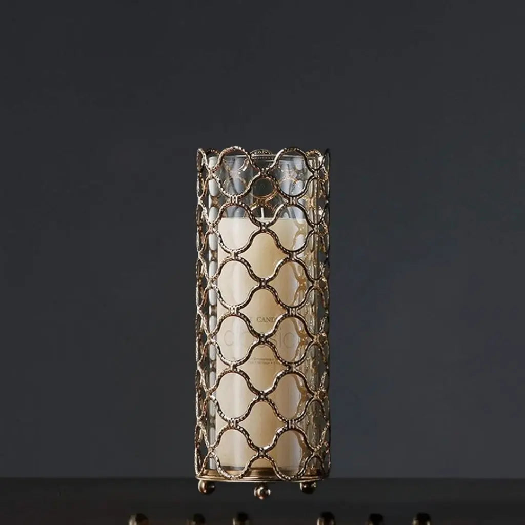 LuxeSphere Geometric Glass Centerpiece