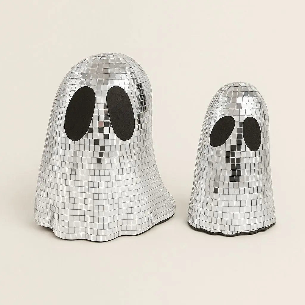 Glimmering Ghostly Mosaics for Halloween Décor