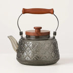 Elegant Heat-Resistant Glass Teapot with Infuser