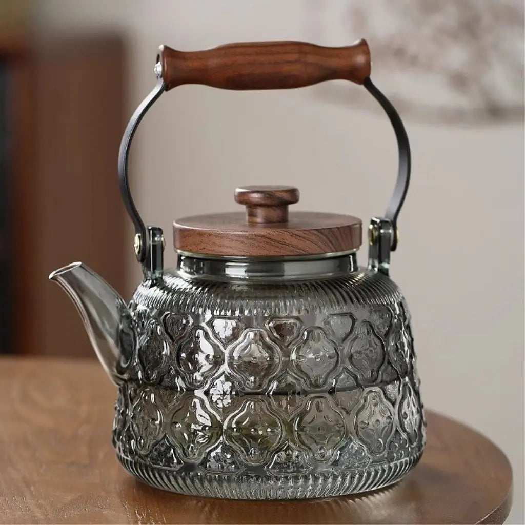 Elegant Heat-Resistant Glass Teapot with Infuser