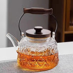 Elegant Heat-Resistant Glass Teapot with Infuser