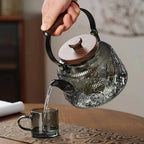 Elegant Heat-Resistant Glass Teapot with Infuser