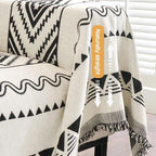 Geometric Sectional Couch Cover - Cotton and Polyester Blend