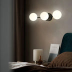 Triple Globe Design Wall Light in Modern Nordic Style