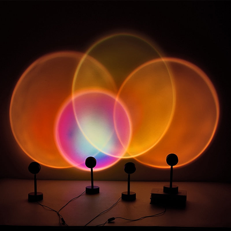 Cozy Home Decor Ambient Projector Lamp – Soft Glow Sunset Light