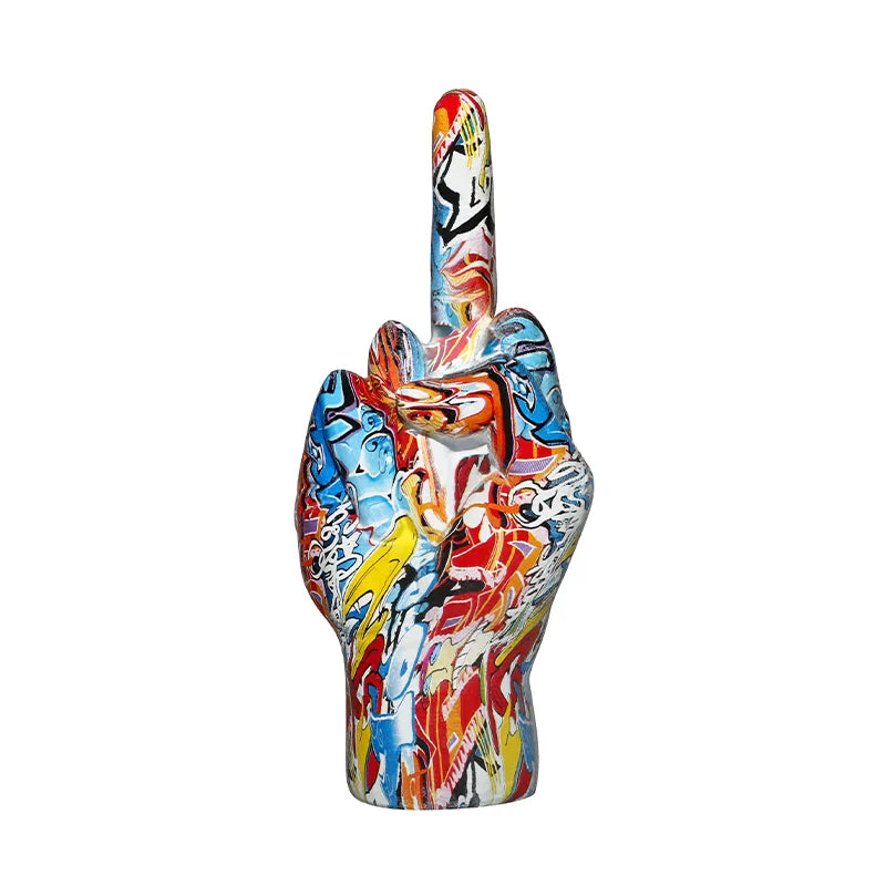 Modern Interior Hand Figurine – Distinctive Synthetic Resin Sculpture