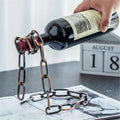 Elegant Gravity-Defying Wine Bottle Display Stand