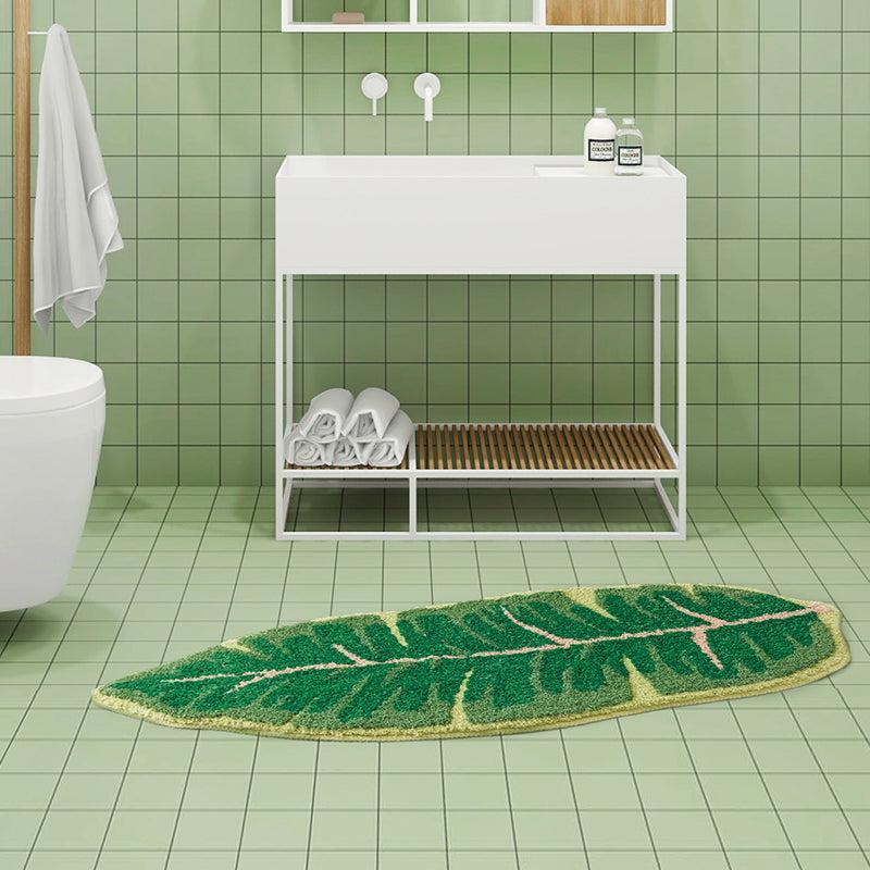 Tropical Serenity Bath Mat - Soft and Absorbent Area Rug