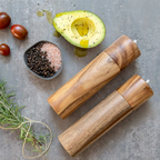Rustic Charm Salt and Pepper Mill Set
