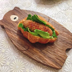 Charming Bear-Shaped Wooden Serving Board - Ideal for Entertaining