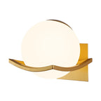 Contemporary Glass Globe Wall Sconce - European Design