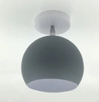 Contemporary Round Aluminum Ceiling Lamp – Nordic Macaron Style